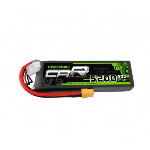 OVONIC 7.4V 5200mAh 2S 50C Softcase LiPo Battery w...