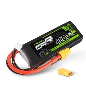 Ovonic 7.4V 2200mAh 2S1P 50C Lipo Battery with XT6...